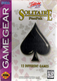 Solitaire FunPak Sega Game Gear  box art